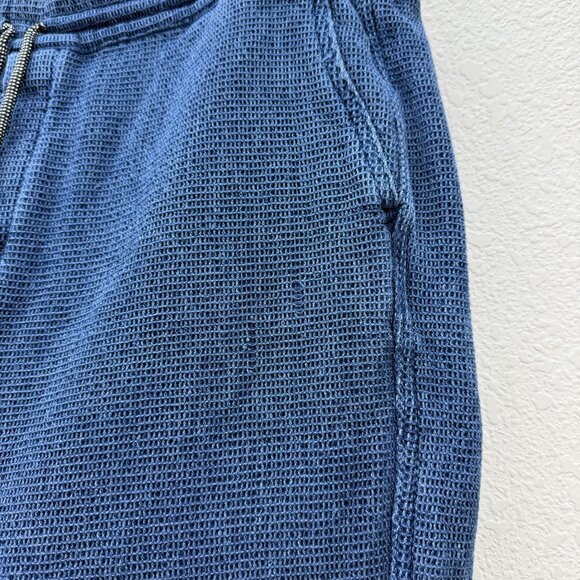 Taylor Stitch Après Blue Organic Cotton Drawstring Elastic Jogger Pant Men Large - Picture 4 of 10